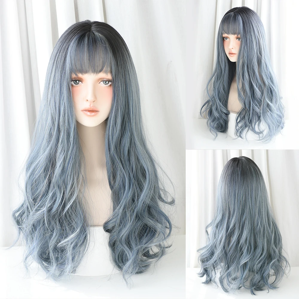 Perruque Longue Ondulée Blonde Dense - 32