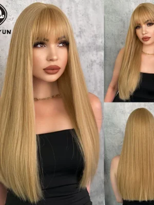 Perruque Blonde Longue et Droite Perruque Blonde Longue et Droite