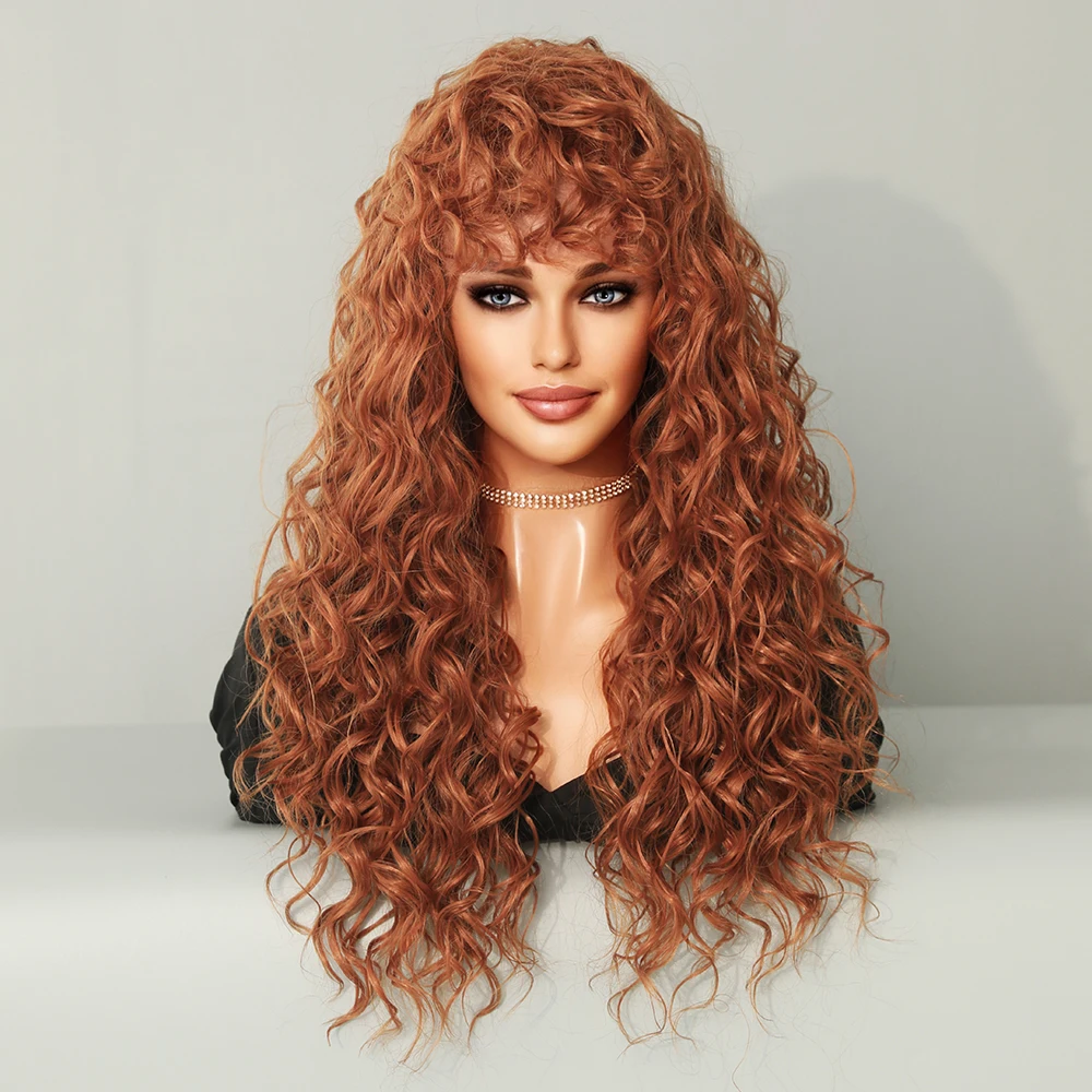 Perruque Courte Bouclée Noire Naturelle pour Femme - 12