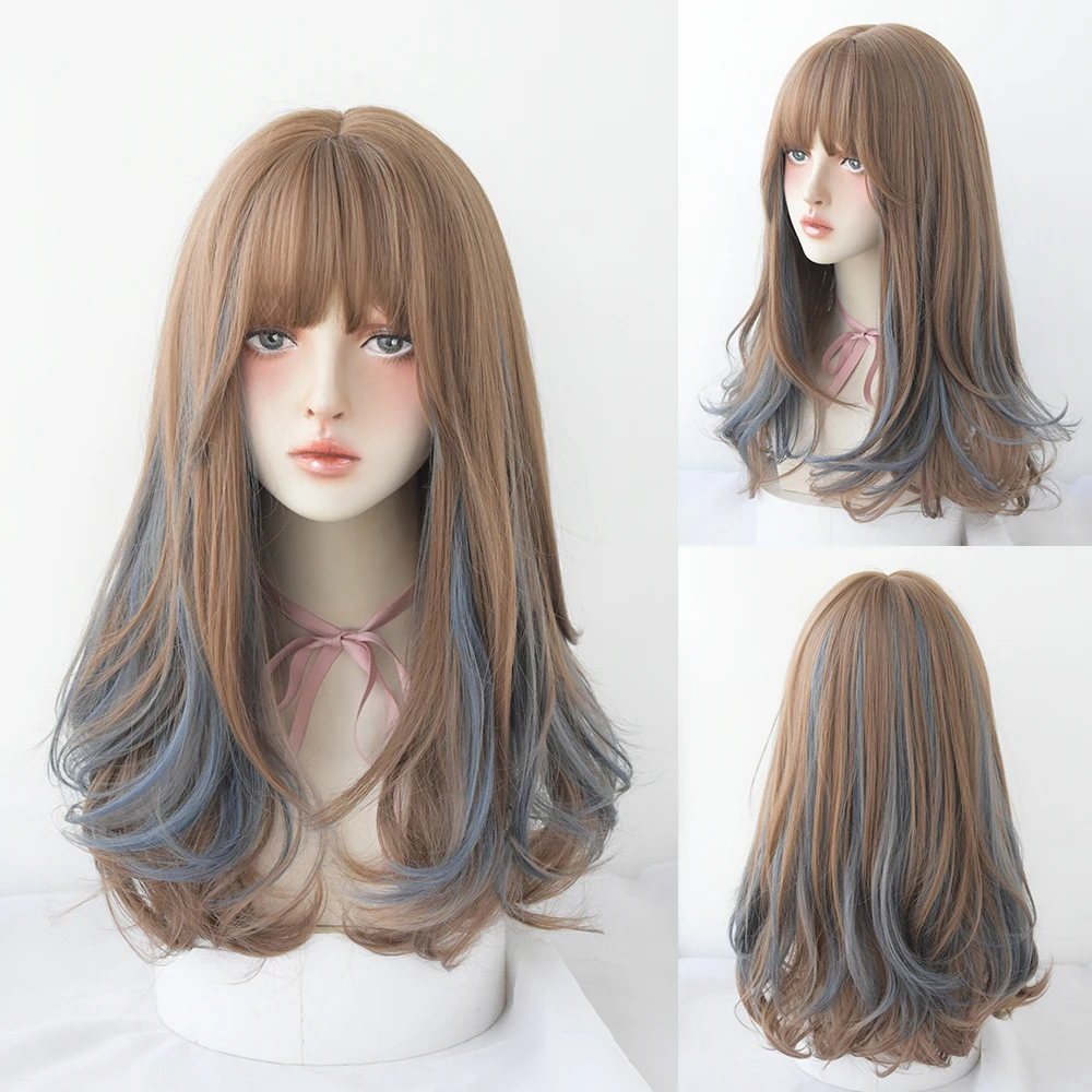 Perruque Longue Ondulée Blonde Dense - 44