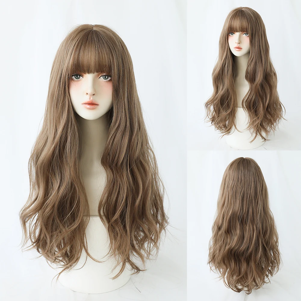 Perruque Longue Ondulée Blonde Dense - 16