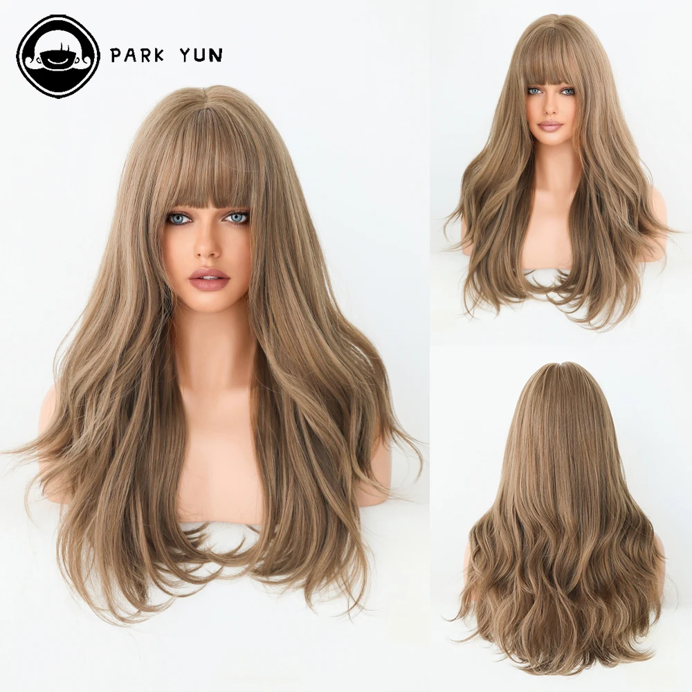 Perruque Longue Lisse Blond Miel