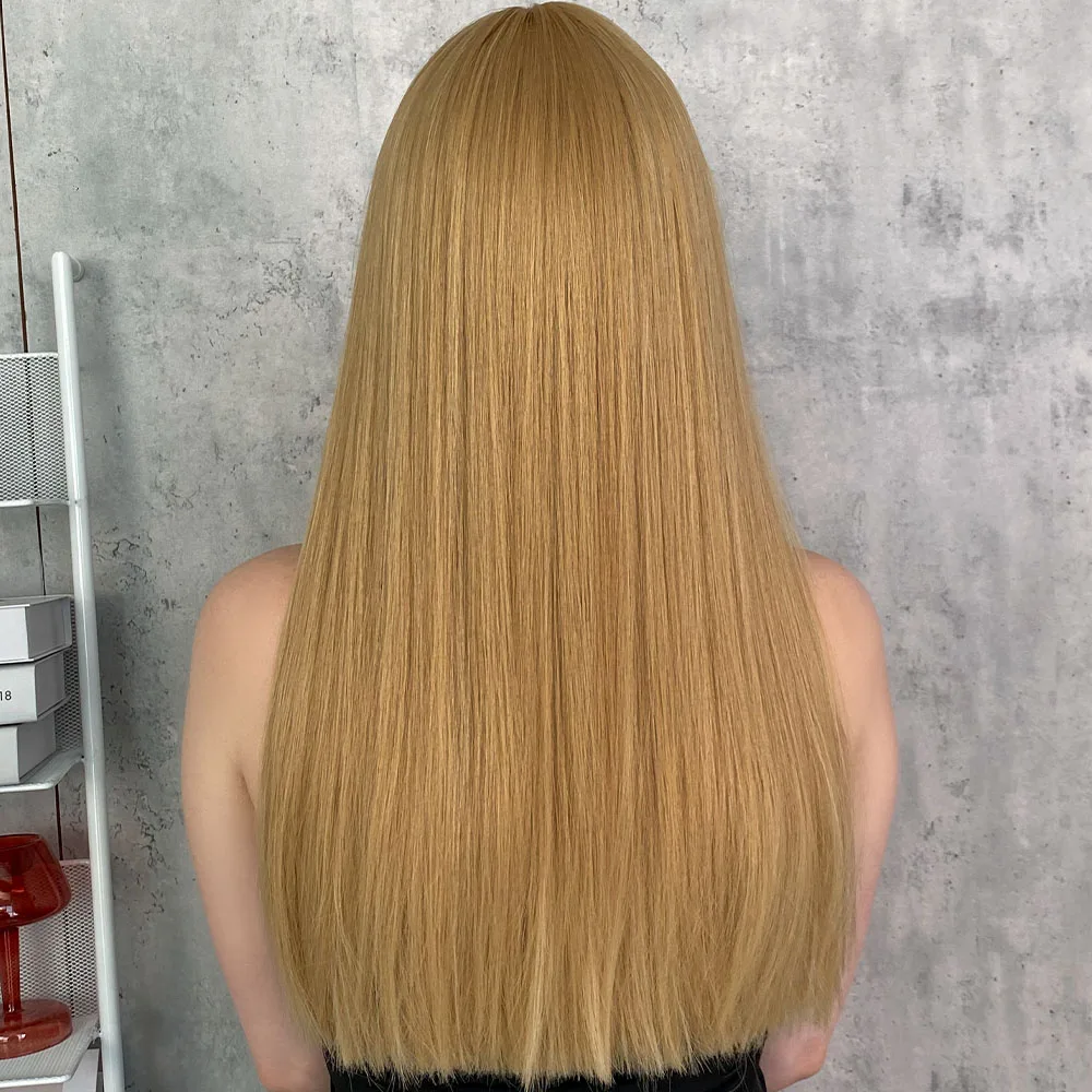 Perruque Blonde Longue et Droite - 5